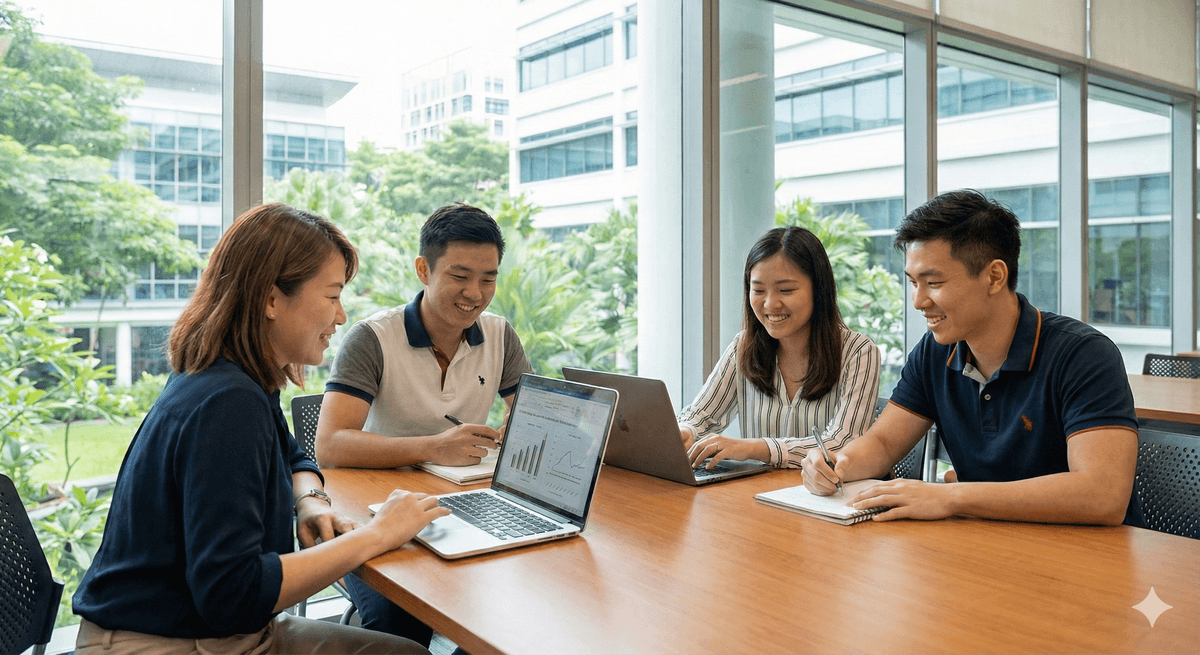 Professional training session at Jacin Learning Center Singapore